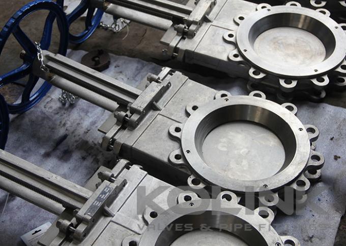 Flanged Knife Gate Valve with SS Deflection Cone