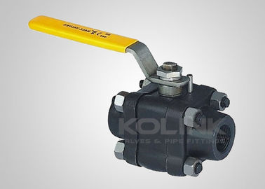 3-pc High Pressure Ball Valve Forged Steel 3000 Psi Socket welded