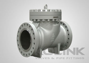 API 6D Swing Check Valve, Full Opening Cast Steel Non-return Valve