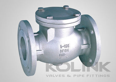 JIS Swing Check Valve CF8 CF8M SCS13A SCS14A Flanged Damper Available