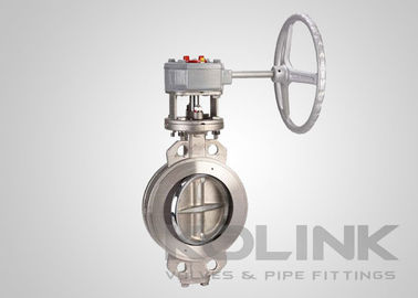 High Performance Wafer Butterfly Valve Economic Stainless Steel Metal Seated