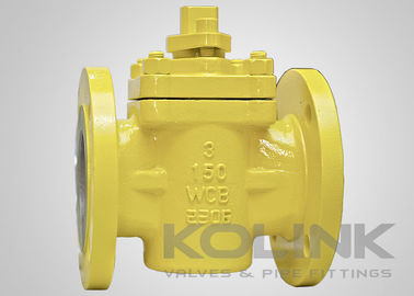 PTFE Sleeved Plug Valve, Non Lubricated Plug Valve, Cast Steel, 150-900 API 599