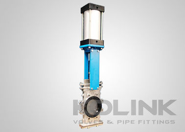 Through Conduit Slurry Knife Gate Valves With Bottom Cover &amp; Flush Ports