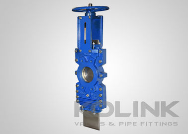 O-port Knife Gate Valve Through Conduit 2-Pc Knife Valve , Bubble Tight Sealing