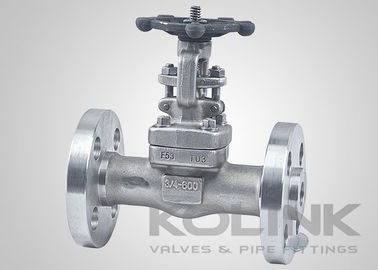 Forged Steel Gate Valve Integral Flanged Stainless Steel F304 F316 CL150-2500