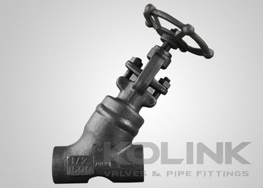 Forged Steel Y Globe Valve Socket Welded Class 150-2500