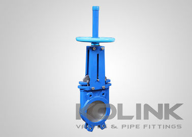 Ductile Iron Wafer Knife Gate Valve Resilient Seated Rising Stem 2" - 48"