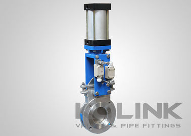 Pneumatic Knife Gate Valve with Positioner, Solenoid Valve & Limit Switch