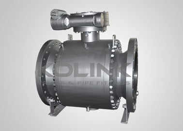 Reduced Port Trunnion Ball Valve API 607 Fire Safe DN50-DN1200