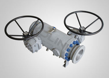 API 6D DBB Ball Valve Double Block & Bleed, Bubble Tight Seal, Flanged