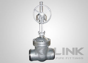 Butt-welded Cast Steel Gate Valve Bolted Bonnet Outside Screw &amp; Yoke