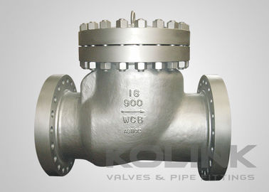 API 6D Swing Check Valve, Full Opening Cast Steel Non-return Valve