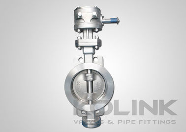 Double Offset Wafer Butterfly Valve, Triple Eccentric Butterfly Valve Metal Seated