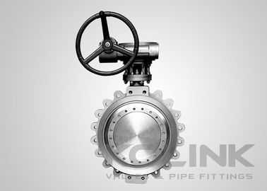 Triple Eccentric Lugged Butterfly Valve Metal Seated Multi-layer Disc Seal