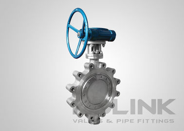 Triple Eccentric Lugged Butterfly Valve Metal Seated Multi-layer Disc Seal