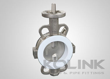 PTFE Seated Butterfly Valve Concentric 2-48 Inch Class150