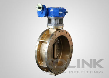 Triple Offset Bronze C95500 Butterfly Valve Double Eccentric Wafer Flanged