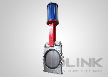 Through Conduit Slurry Knife Gate Valves With Bottom Cover &amp; Flush Ports