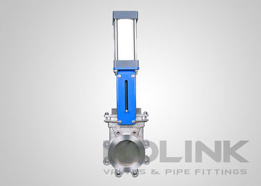 Pneumatic Actuated Knife Gate Valve, Wafer/Lugged/Flanged Automated Knife Valve