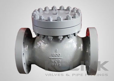 Bolted Cover Piston Check Valve Cast Steel Spring Loaded Lift Disc