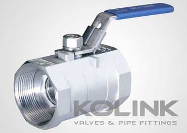 1-piece Stainless Steel Ball Valve BSP Screw NPT Reduced bore 1000 WOG