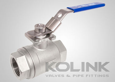 2-piece Ball Valve BSPT NPT 1000PSI Full Bore CF8 CF8M Stainless Steel