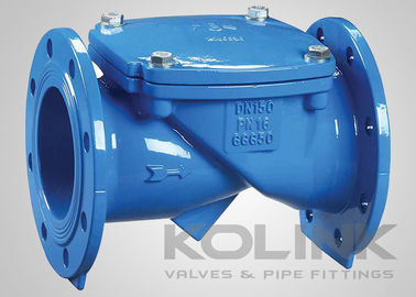 Cast Iron Swing Check Valve GGG50 GG25, Non-return Valve Rubber Flapper