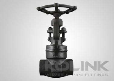 Welded Bonnet Forged Steel Globe Valve Class 800-2500 NPT Threaded