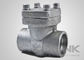 NPT Threaded Forged Steel Check Valve, Reduced Port, Stainless Steel F304 F316