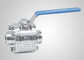 3-pc Forged Steel Ball Valve SW End Threaded NPT BSPT Lever Operation