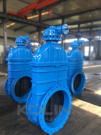 DIN 3352 F4 Resilient Seated Gate Valve Non-rising Stem Cast Iron GGG40 GGG50