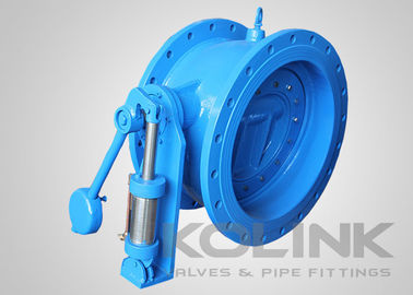 Tilting Disc Non-slam Check Valve Counter Weight Hydraulic Damper Cast Iron