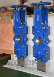 O-port Knife Gate Valve Through Conduit 2-Pc Knife Valve , Bubble Tight Sealing