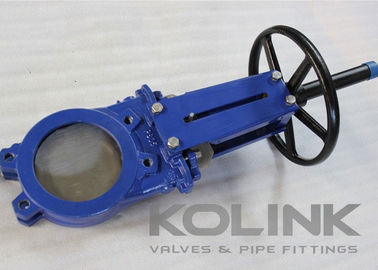 Ductile Iron Wafer Knife Gate Valve Resilient Seated Rising Stem 2" - 48"