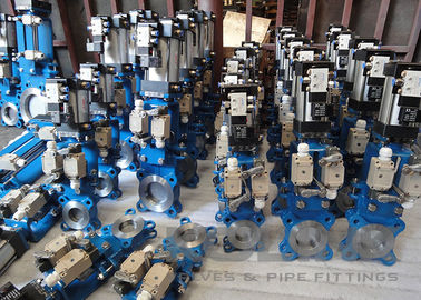 Pneumatic Knife Gate Valve with Positioner, Solenoid Valve & Limit Switch