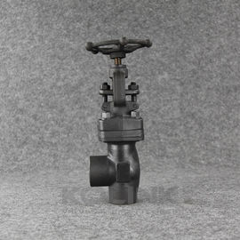Angle Forged Steel Globe Valve SW NPT Carbon Steel